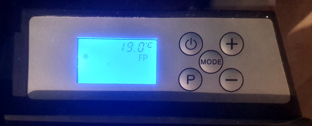 LCD du thermostat HCC20e1