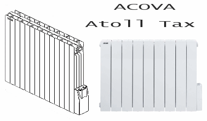 Photo du radiateur ACOVA Atoll Tax