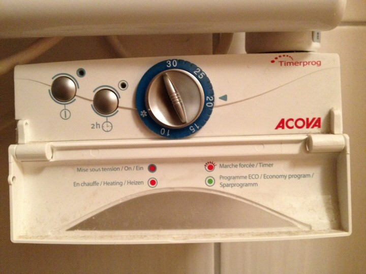 Programmateur du thermostat Timerprog Acova