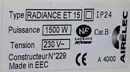 Airelec Radiance