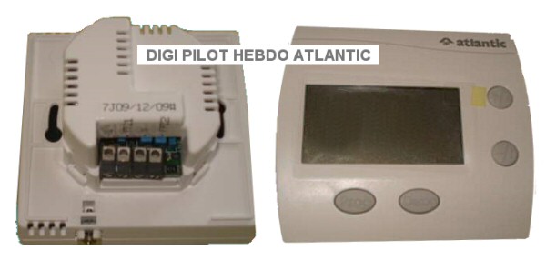 Programmateur Atlantic DIGI PILOT HEBDO