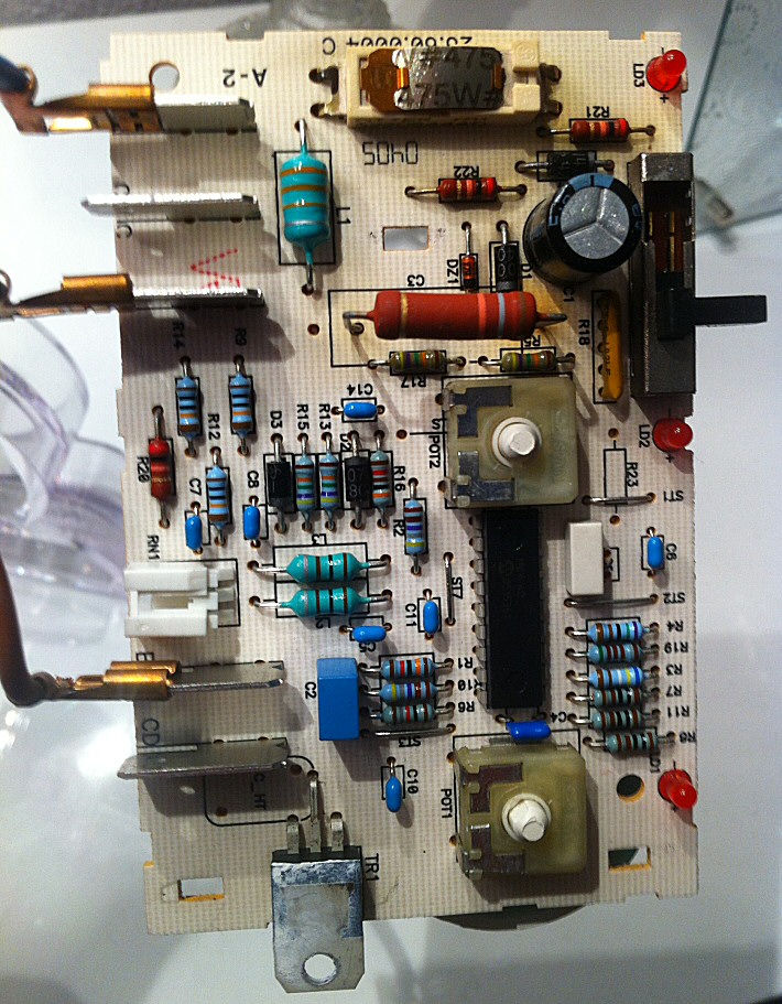 Carte électronique d'un convecteur