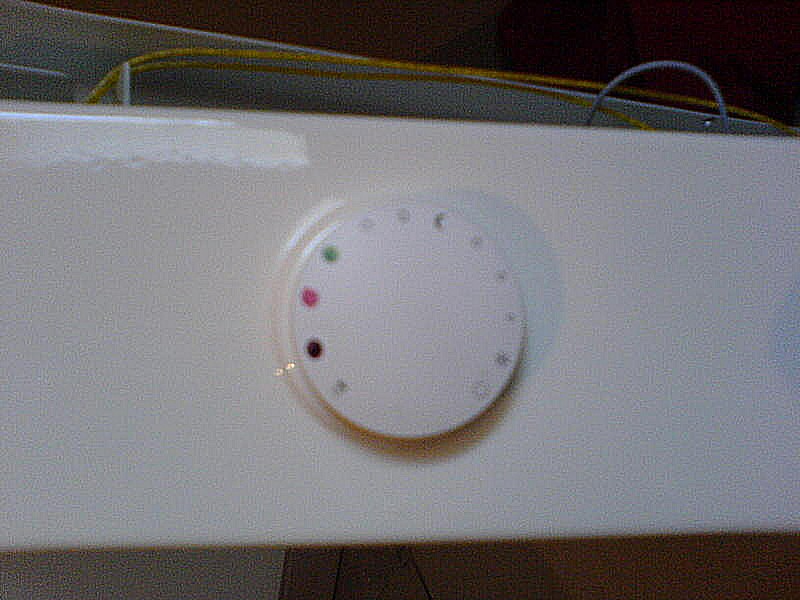 Bouton de réglage du thermostat