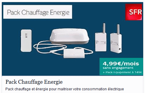 chauffage SFR domotique