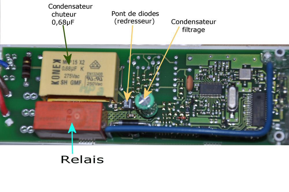 Réparation de la carte d'un récepteur RF 868