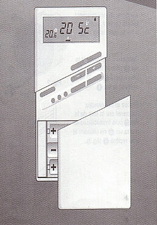 Vieux thermostat d'ambiance