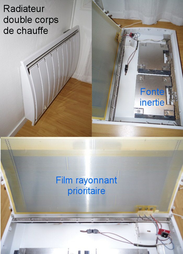 Radiateur électrique à inertie sèche Equation Virtuoso 2 1500W