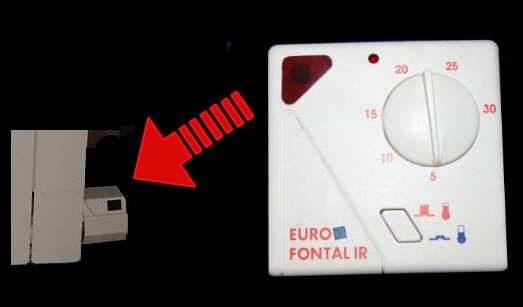 Thermostat Euro Fontal avec télécommande IR