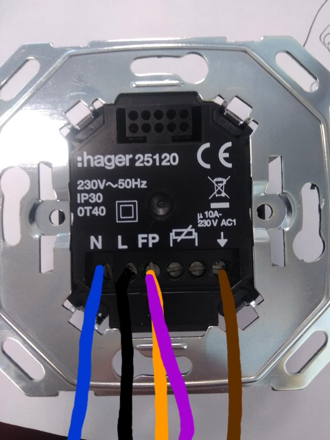 Programmateur modulaire électronique chauf élec avec - HAGER EG203P