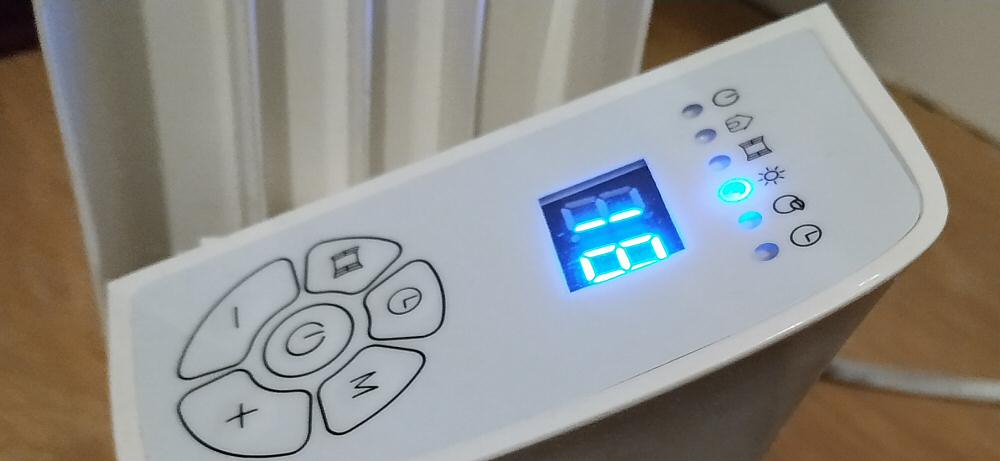 Thermostat d'un radiateur à inertie fluide Heallux