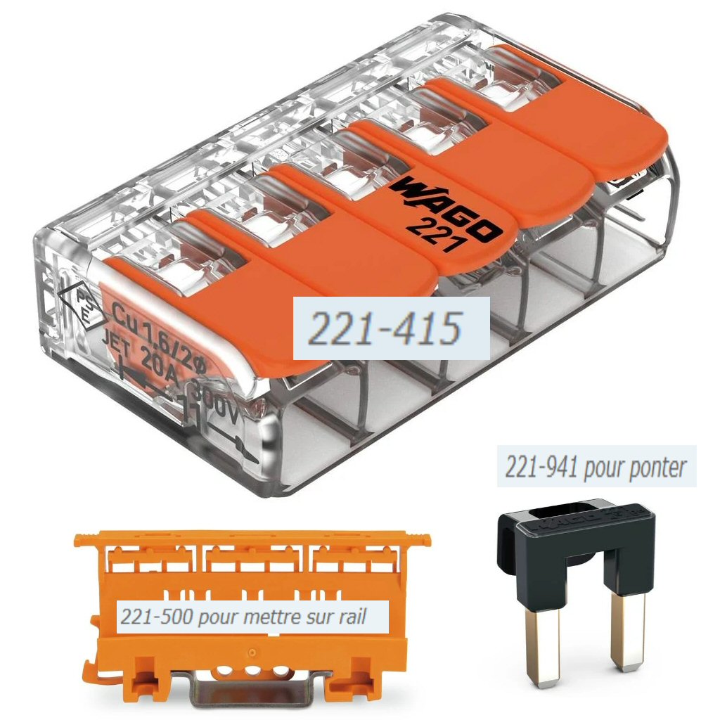 modules wago pour rail