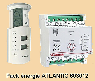 Le pack énergie 2z fil pilote ATLANTIC