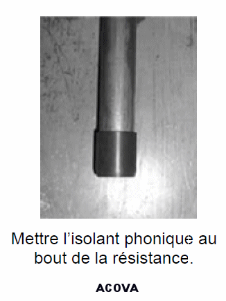 Isolant phonique pour thermolplongeur
