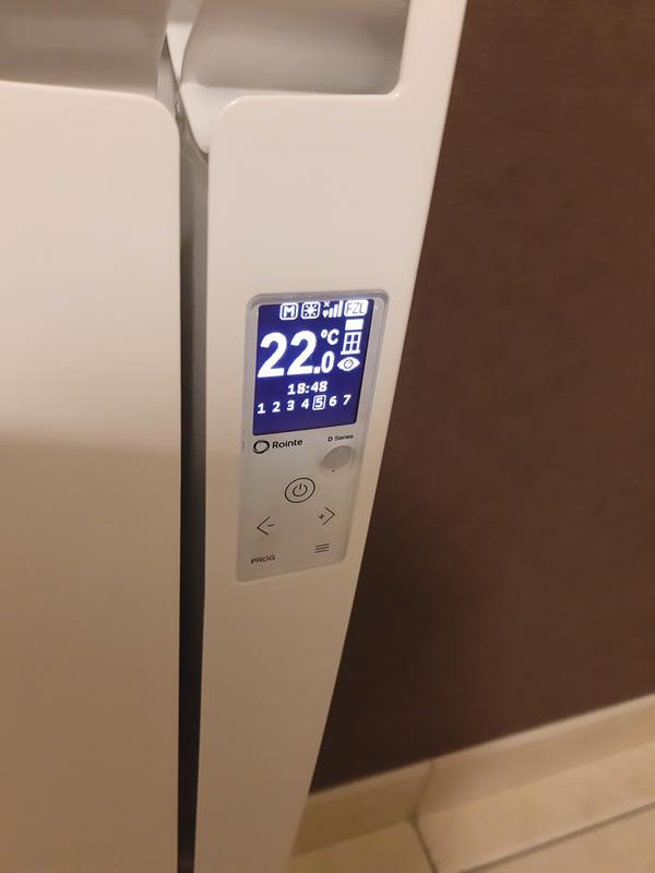 L'afficheur du thermostat