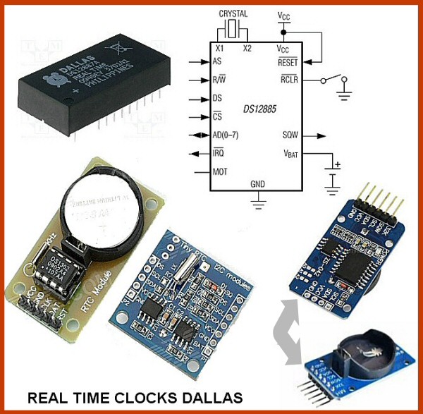 Circuit intégré pour Horloge temps réel / real time clock