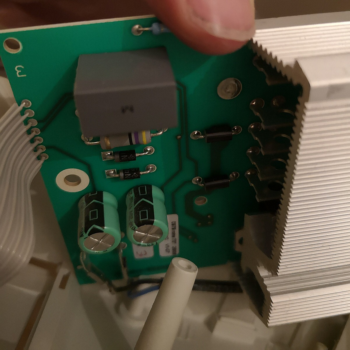 Carte d'alimentation du thermostat du radiateur Siemens