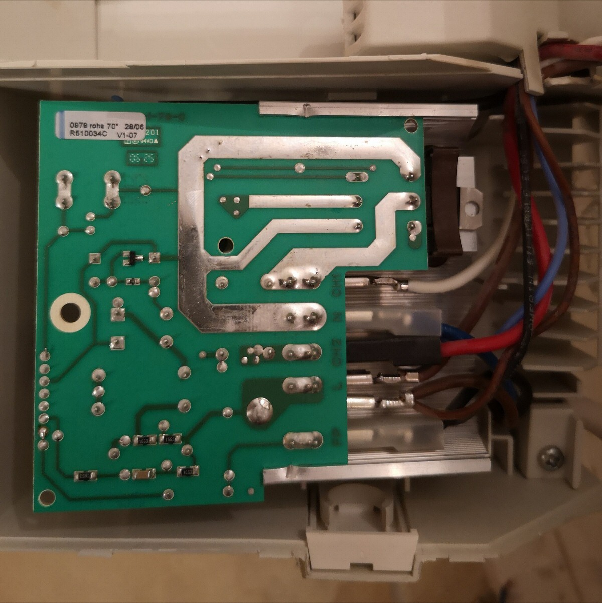 Carte électronique du thermostat du radiateur Siemens