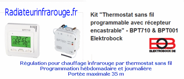 Thermostat d'ambiance avec programmateur Elektrobock