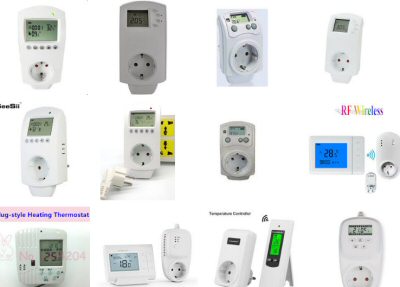 Plusieurs modèles de thermostats prise