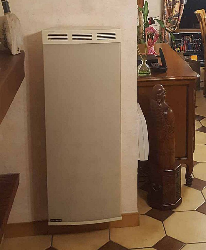 Vulcanos vertical 1500w ivoire