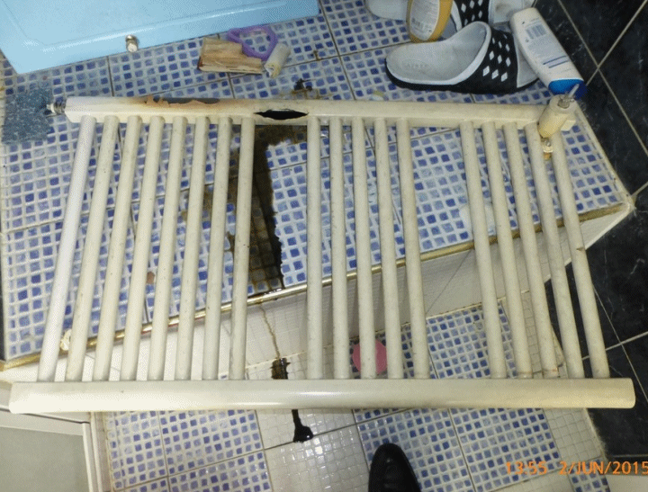 Un radiateur DL Radiator Milano a explosé