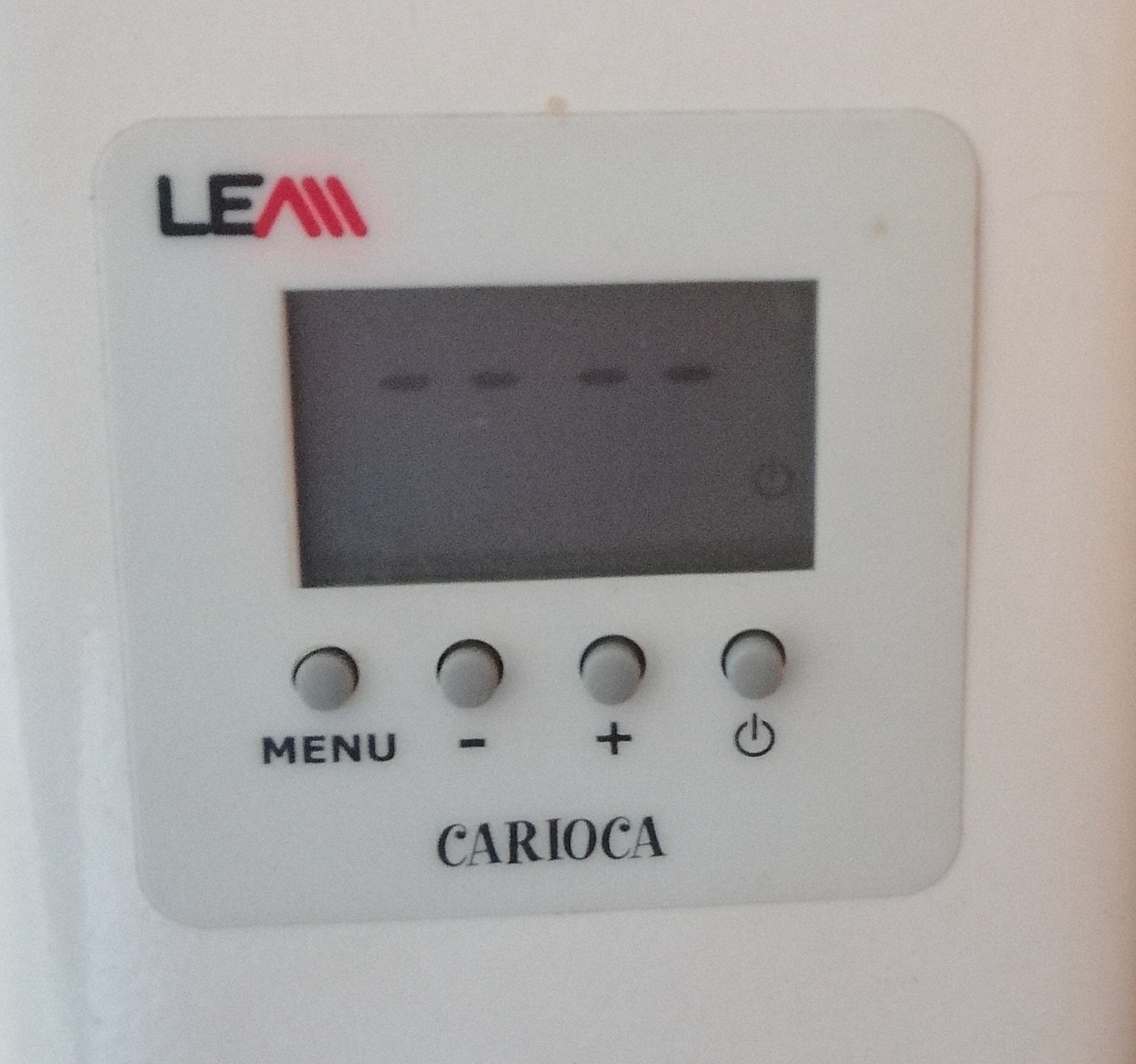 Afficheur d'un radiateur Lem carioca