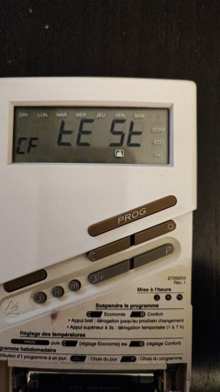 Thermostat radio tybox