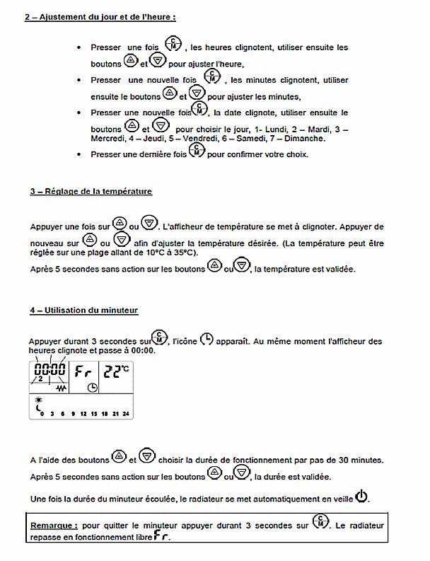 Manuel de programmation