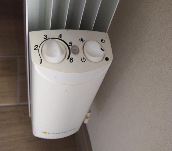 Le thermostat du radiateur Floritherme