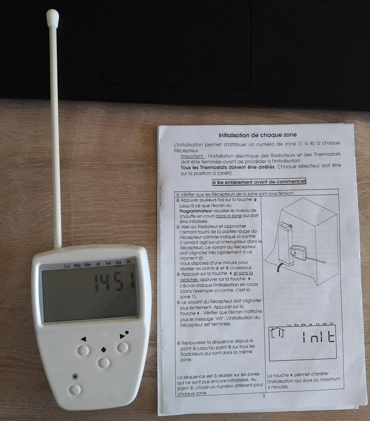 Programmateur Micrel et sa notice