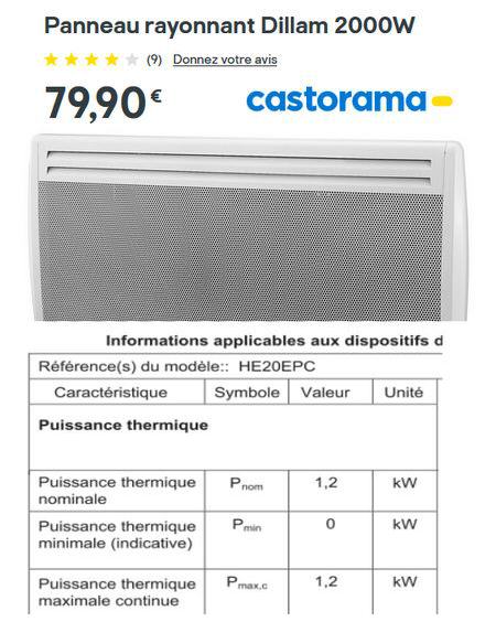 Différence entre puissance électrique et puissance thermique