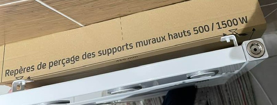 gabarit de perçage du support