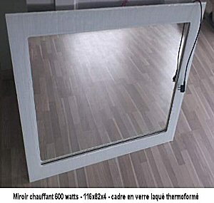 Miroir chauffant par infrarouges